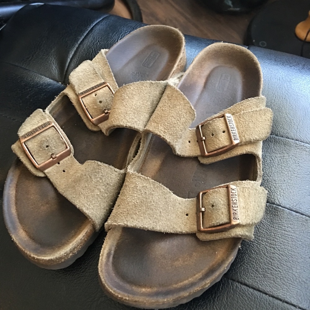 Suede Softbed Birkenstock 36